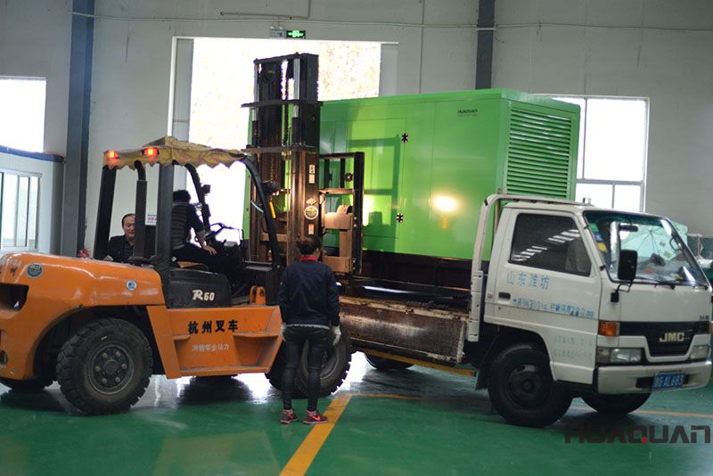 3.28號一臺75GF移動拖車防雨棚發電機組發完河南省鶴壁淇縣