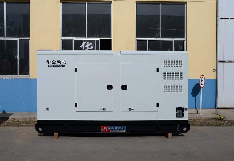 華全動力一臺120kw靜音發電機組于4月9日發往浙江