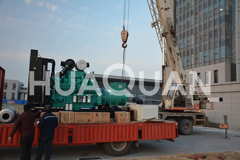 山東濟(jì)寧微山項目施工500kW發(fā)電機組電站項目