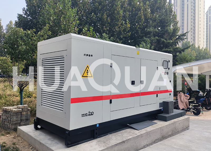 山東濱州市公共管理行業(yè)400kW發(fā)電機組電站項目